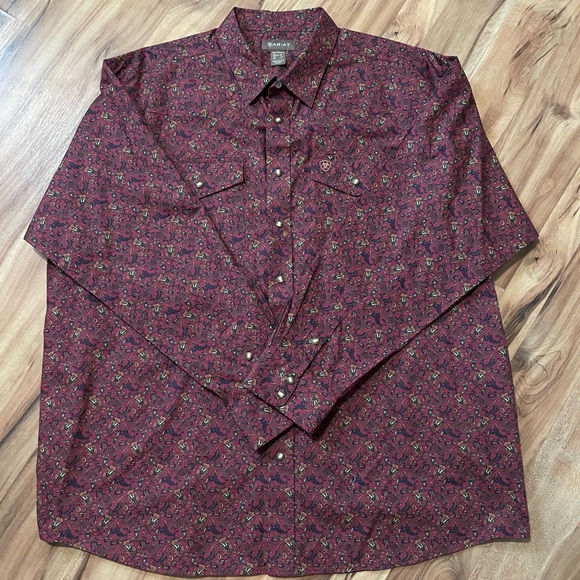 Ariat Other - Ariat Men's Samson Snap Long Sleeve Western Shirt Sz XXL